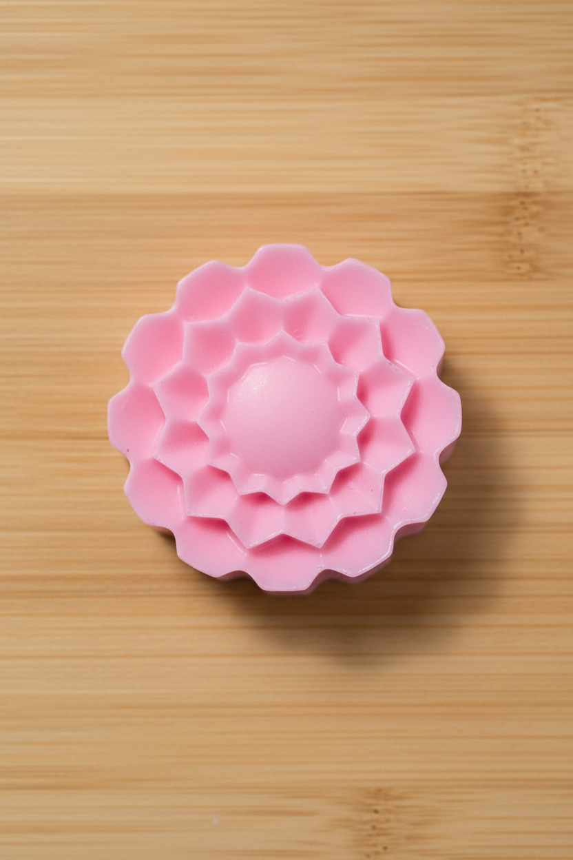 Homemade Flower-Shaped Soap